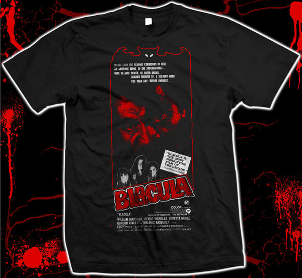 Blacula - William Marshall - Hand Screened, Pre-shrunk 100% cotton t-shirt