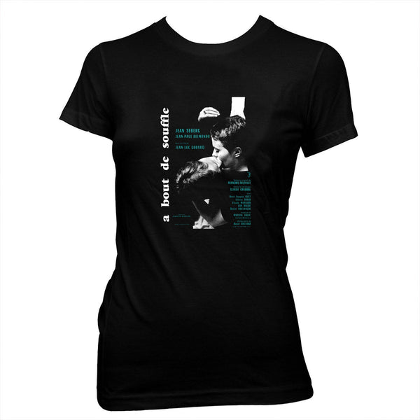 À bout de souffle - Jean-Luc Godard - Hand screened, Pre-shrunk, Women's 100% Cotton T-Shirt