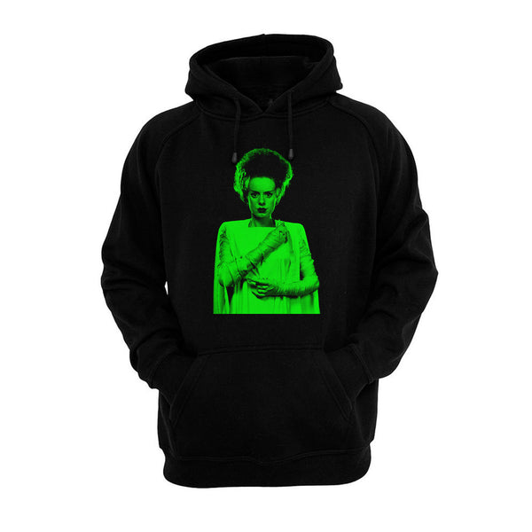 Bride Of Frankenstein, Elsa Lanchester - Hand silk-screened, pre-shrunk cotton blend pullover hoodie