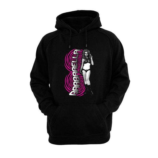 Barbarella - Jane Fonda - Hand silk-screened, pre-shrunk cotton blend pullover hoodie