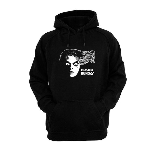 Black Sunday - Barbara Steele - Hand silk-screened, pre-shrunk cotton blend pullover hoodie