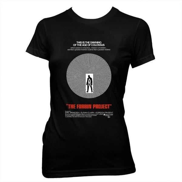 Colossus: The Forbin Project (1970) - Women's 100% cotton Pre-shrunk, hand screened T-Shirt