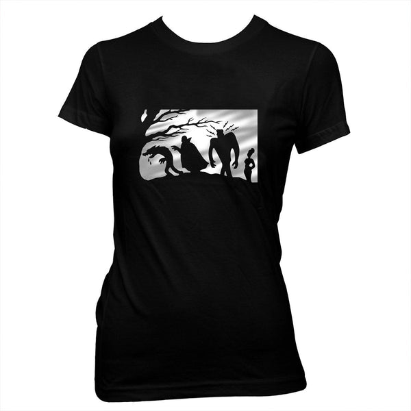 Abbott and Costello Meet Frankenstein - Women's Pre-shrunk, hand-screened 100% cotton t-shirt
