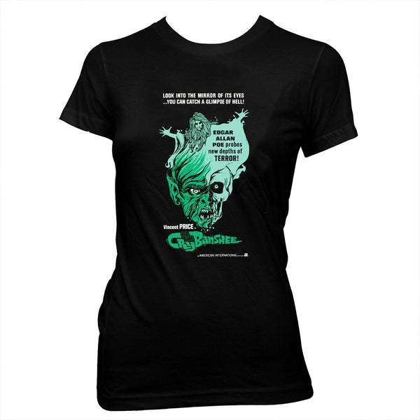 Cry Of The Banshee - Vincent Price - Women's 100% cotton Pre-shrunk, hand screened T-Shirt