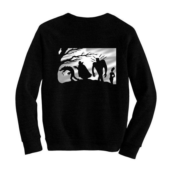 Abbott and Costello Meet Frankenstein - Pre-shrunk, hand silk screened 80/20 cotton/poly sweatshirt