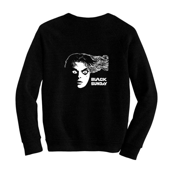 Black Sunday - Barbara Steele - Pre-shrunk, hand screened 80/20 cotton/poly sweatshirt - Mario Bava