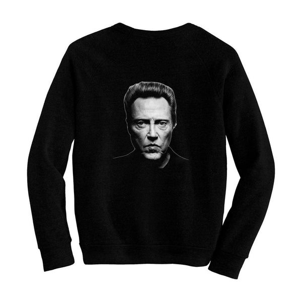 Christopher Walken - Pre-shrunk, hand screened ultra soft 80/20 cotton/poly sweatshirt