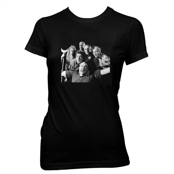 Black Sleep, Women's 100% cotton t-shirt Tor Johnson, Lon Chaney Jr., Basil Rathbone, John Carradine