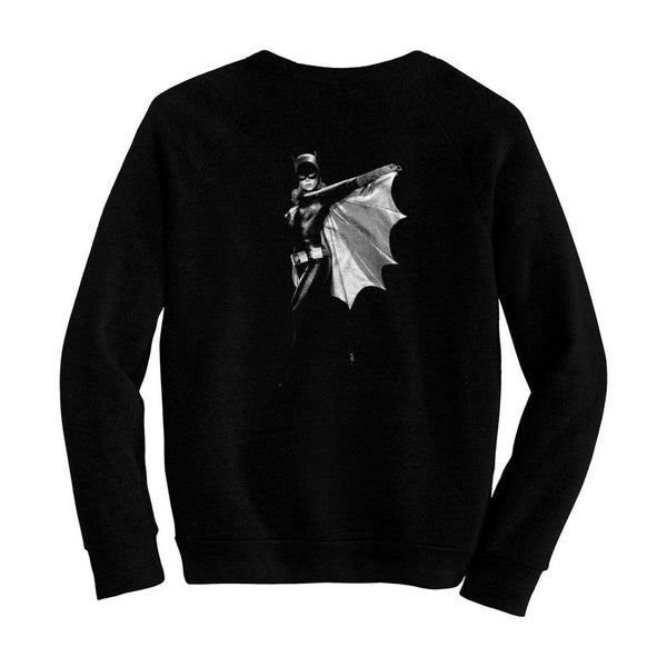 Batgirl - Pre-shrunk, hand screened ultra soft 80/20 cotton/poly sweatshirt - Yvonne Craig