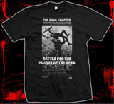 Battle For The Planet Of The Apes - Movie Poster - Pre-shrunk,  hand screened, 100% cotton tee-shirt
