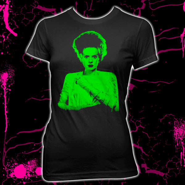 Bride of Frankenstein - Elsa Lanchester - Women's Pre-shrunk, hand-screened 100% cotton t-shirt