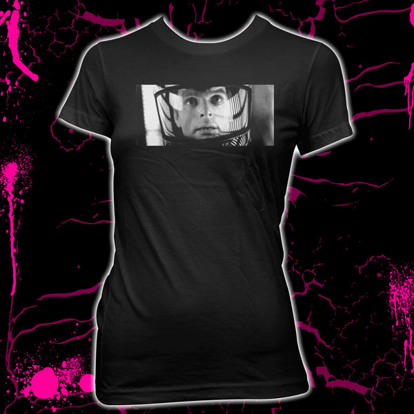 2001: A Space Odyssey - Astronaut Bowman - Kubrick - Pre-shrunk, Women's 100% Cotton T-Shirt