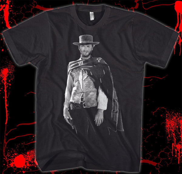 Clint Eastwood - The Man with No Name - 100% cotton silk-screened t-shirt