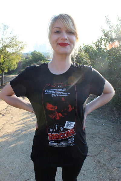 Blacula - William Marshall - Hand Screened, Pre-shrunk women's 100% cotton t-shirt