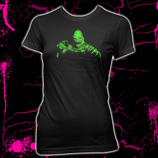 Creature From the Black Lagoon - Women's Hand Screened, Pre-shrunk, 100% Cotton T-Shirt