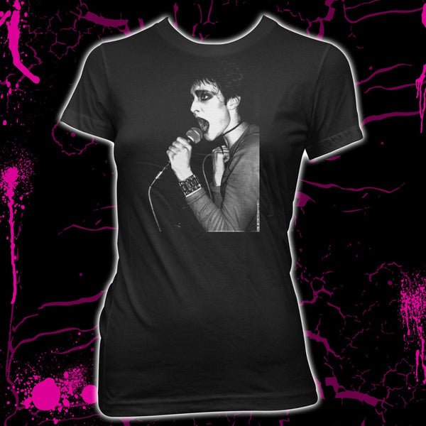 Siouxsie and the Banshees - punk 1977 - Women's Hand Screened, Pre-shrunk 100% cotton soft t-shirt