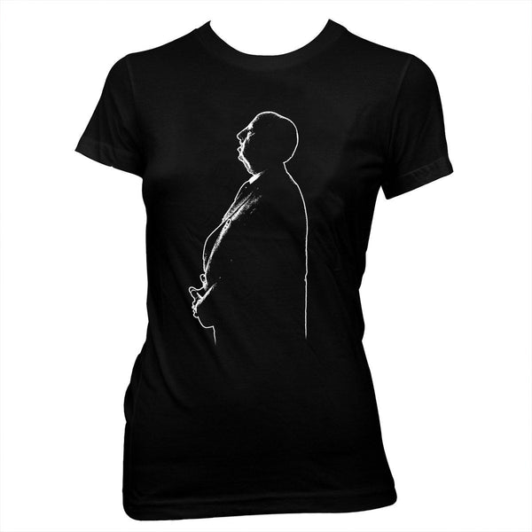 Alfred Hitchcock - silhouette - Women's Pre-shrunk, hand screened 100% cotton t-shirt