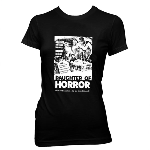 Daughter of Horror - Dementia - Women's Hand Silk Screened, Pre-shrunk 100% cotton t-shirt